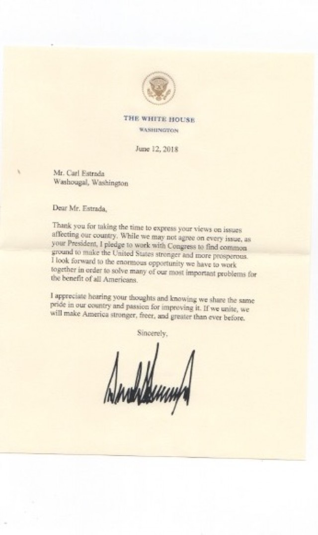 A Real Trump Letter
